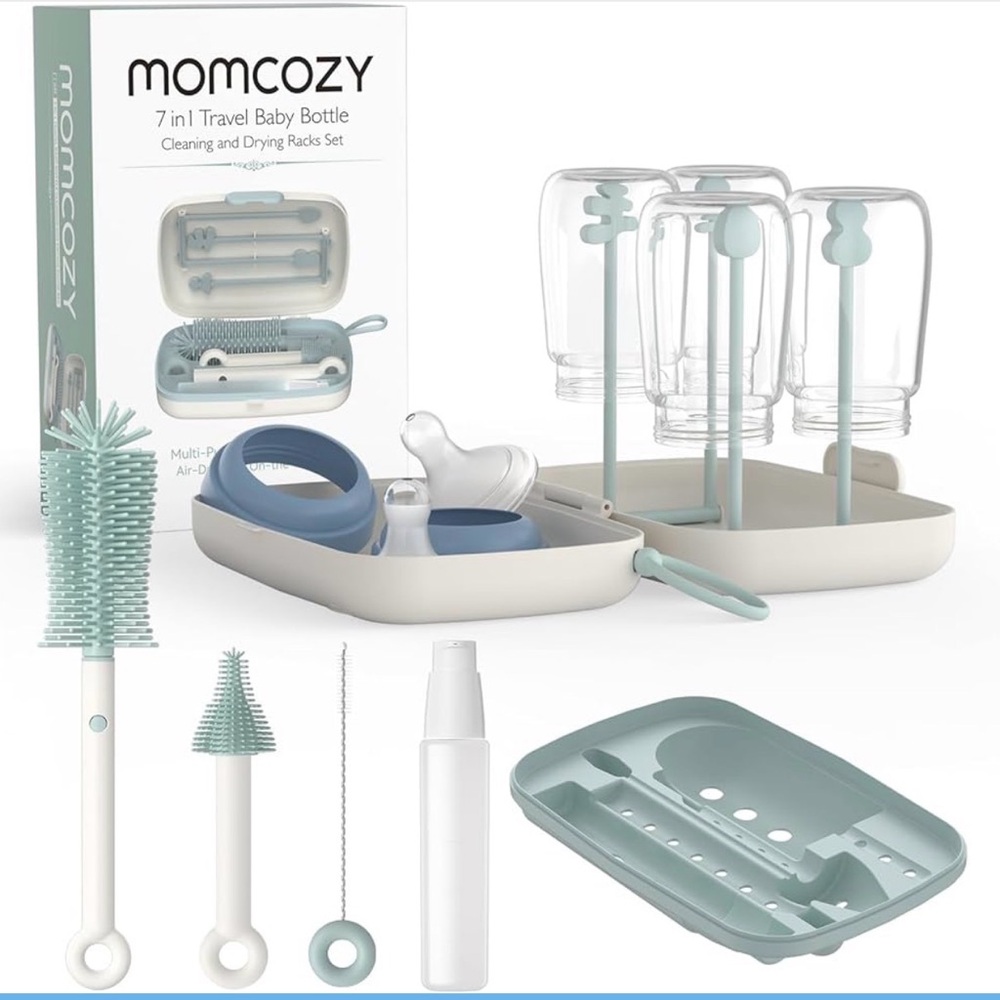 Momcozy Bottle Brush Set - Baby Bottle Cleaner Kit